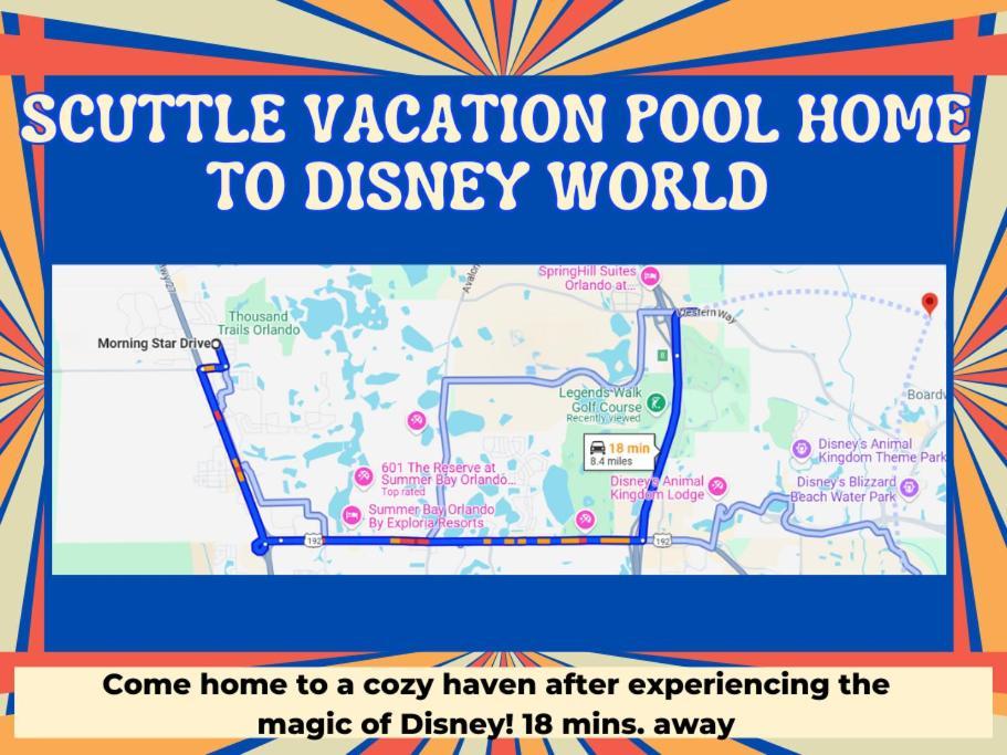 Scuttle Vacation Pool Home Wspa Orlando Bagian luar foto