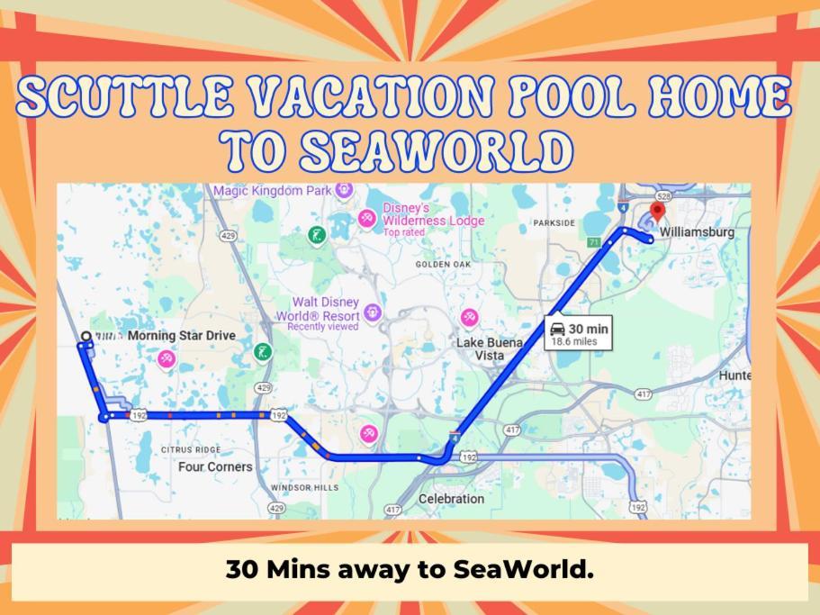 Scuttle Vacation Pool Home Wspa Orlando Bagian luar foto